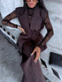 Komplekts "INTENSE 22666" - veste + bikses - CHOCO